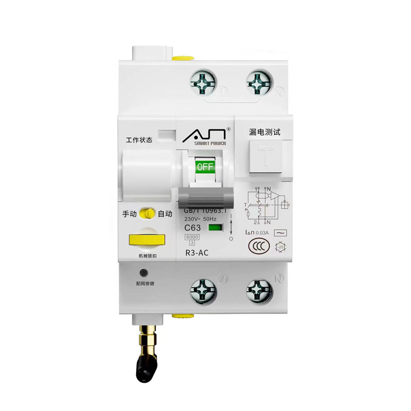 R3-serie 1P+N intelligente stroomonderbrekerschakelaar