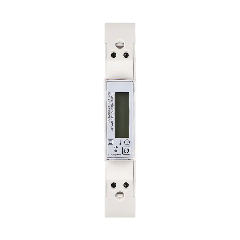 Enkele fase din rail -energie slimme meter